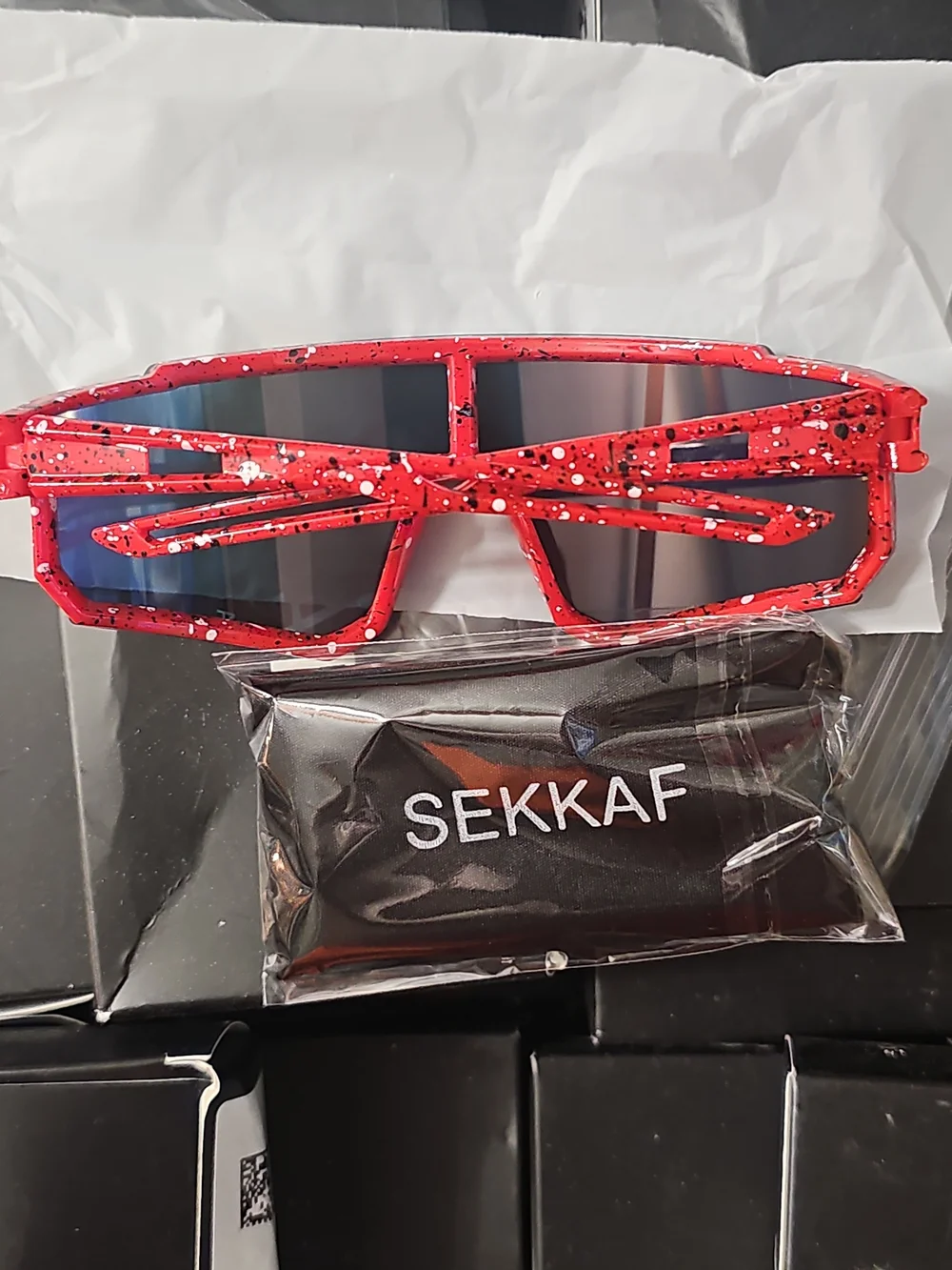 SEKKAF Youth Baseball Sunglasses for Boys Girls Age 6-12 Softball Cycling Sports